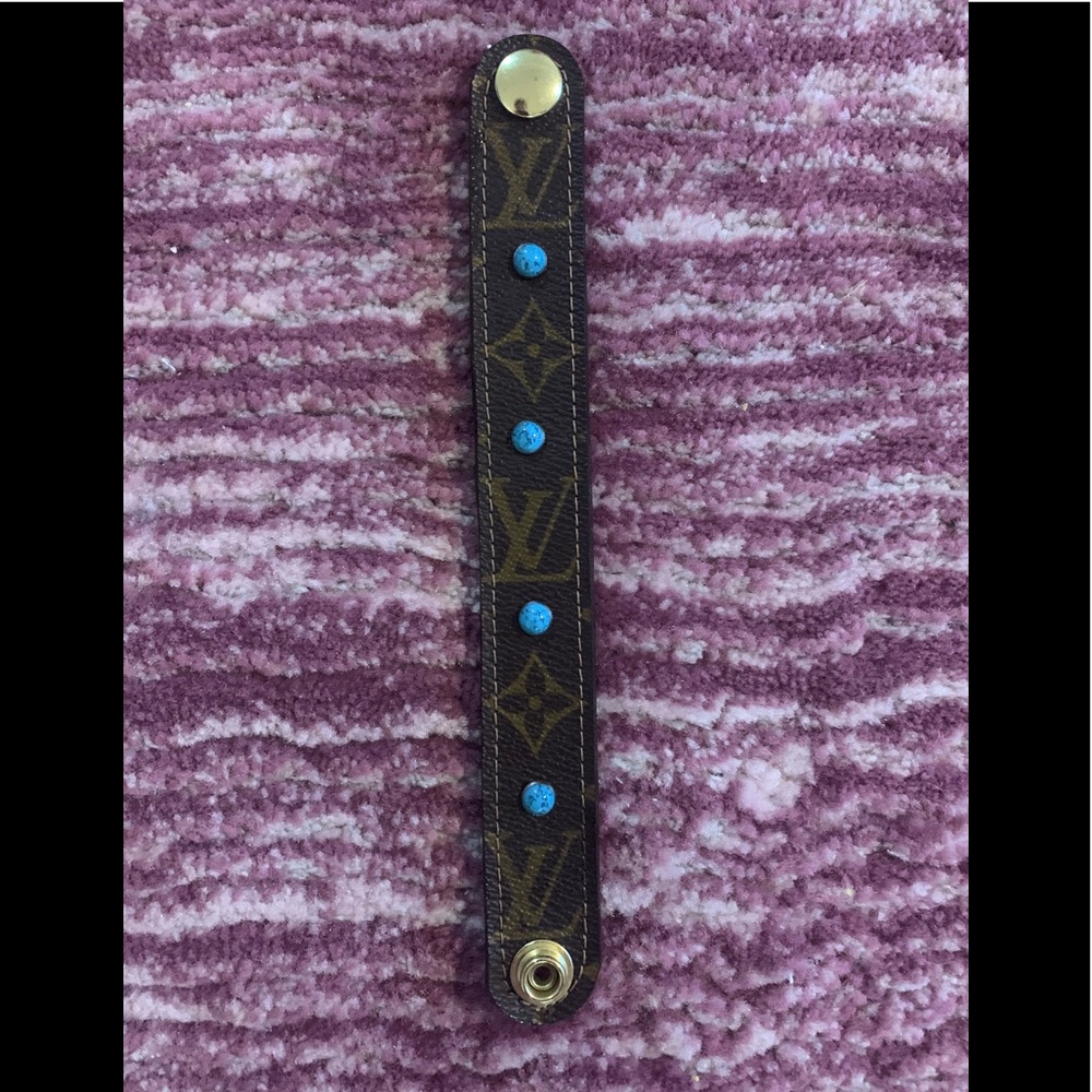Vintage Boho Authentic LV Cuff Bracelet